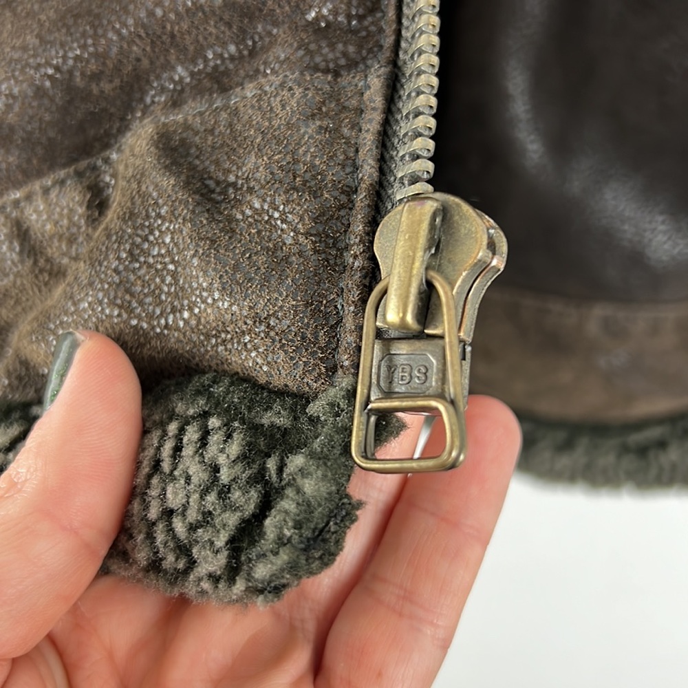 Wilsons Leather Brown Bomber Jacket - Picture 8 of 16
